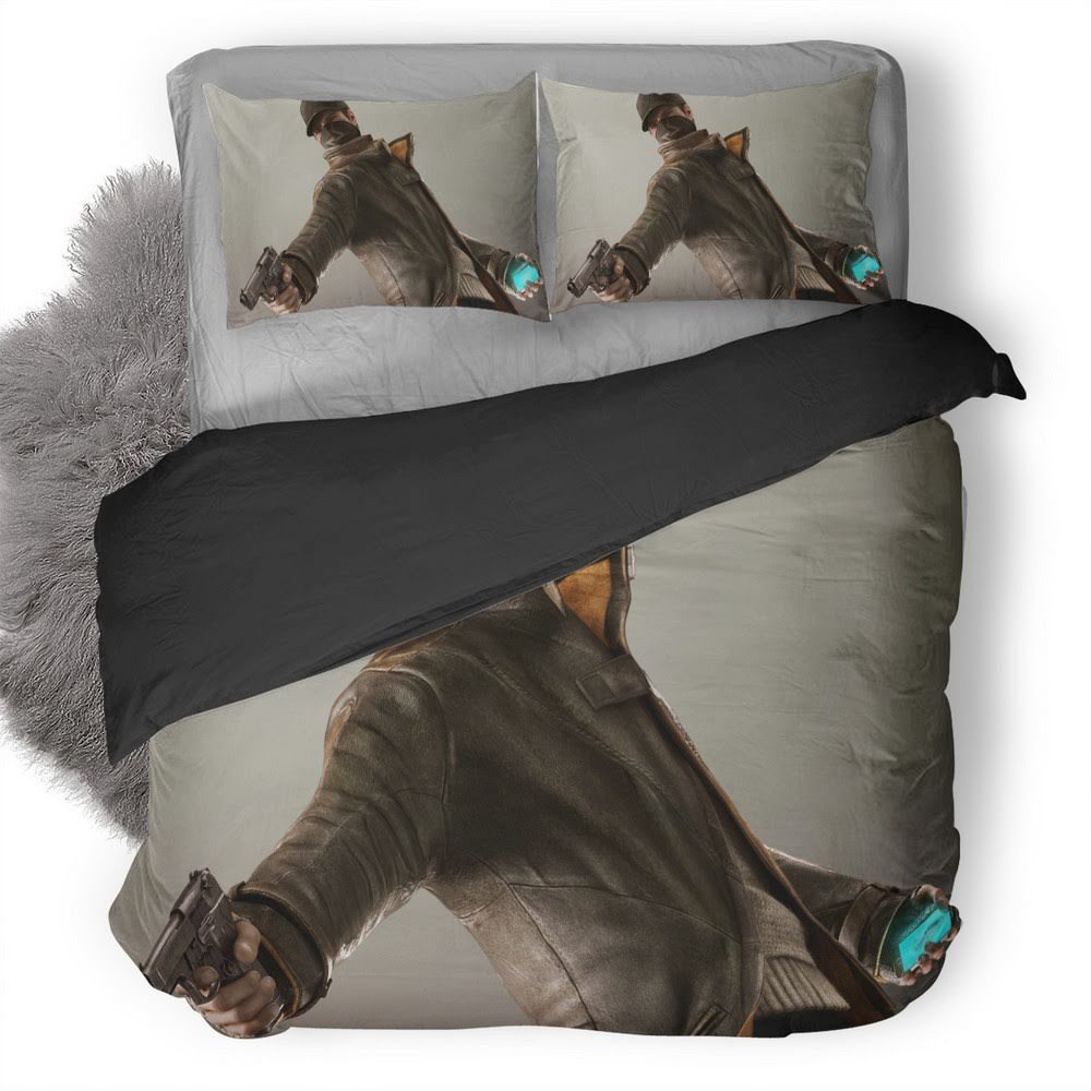 Watch Dogs 56 3D Customized Duvet Cover Bedding Set