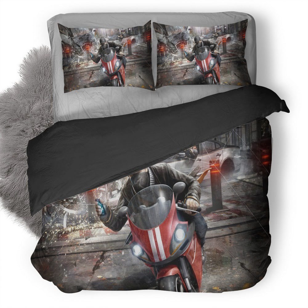 Watch Dogs 58 3D Customized Duvet Cover Bedding Set