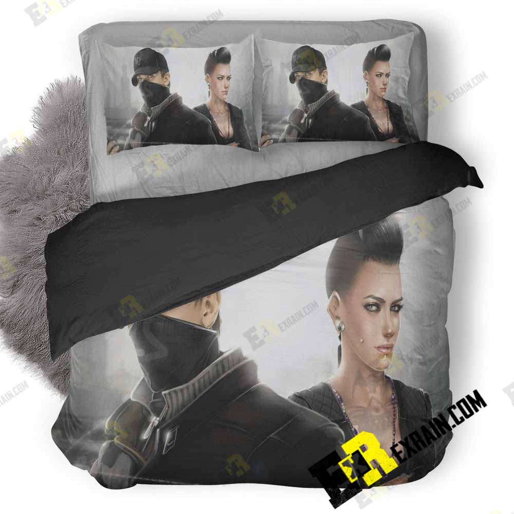 Watch Dogs Arts Lb 3D Customized Duvet Cover Bedding Set