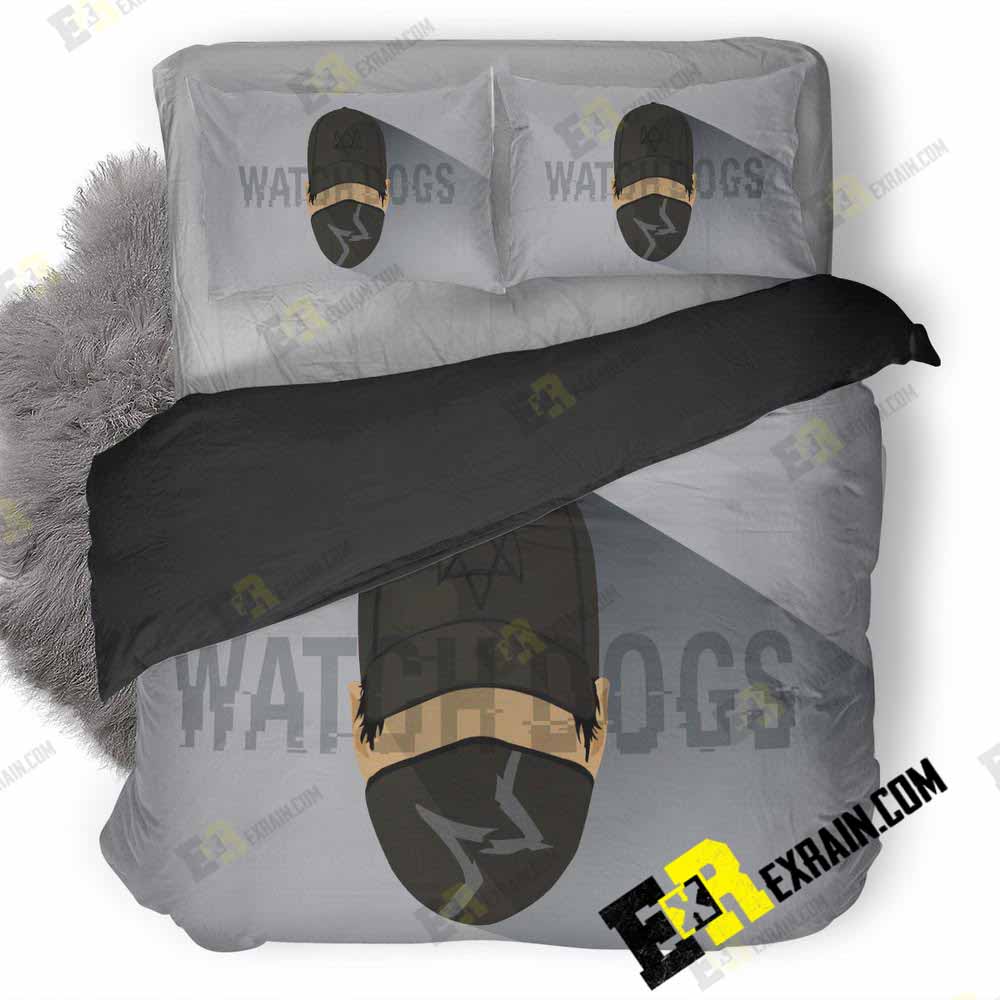 Watch Dogs Fanart 2O 3D Customized Duvet Cover Bedding Set