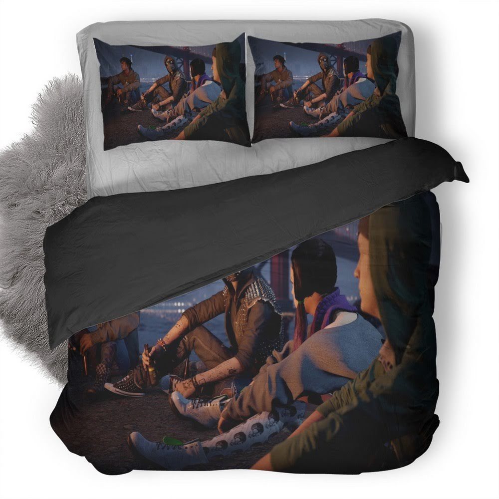 Watch Dogs Golden Gate 3D Customized Duvet Cover Bedding Set