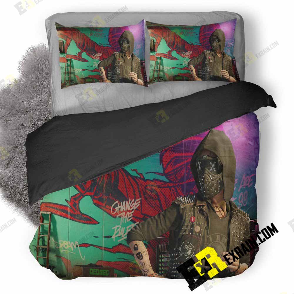 Watch Dogs Hd Jo 3D Customized Duvet Cover Bedding Set