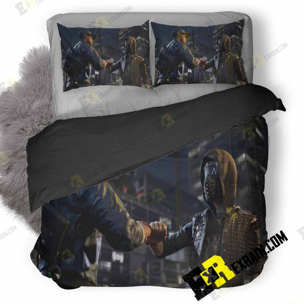 Watch Dogs Hd Pic 3D Customized Duvet Cover Bedding Set