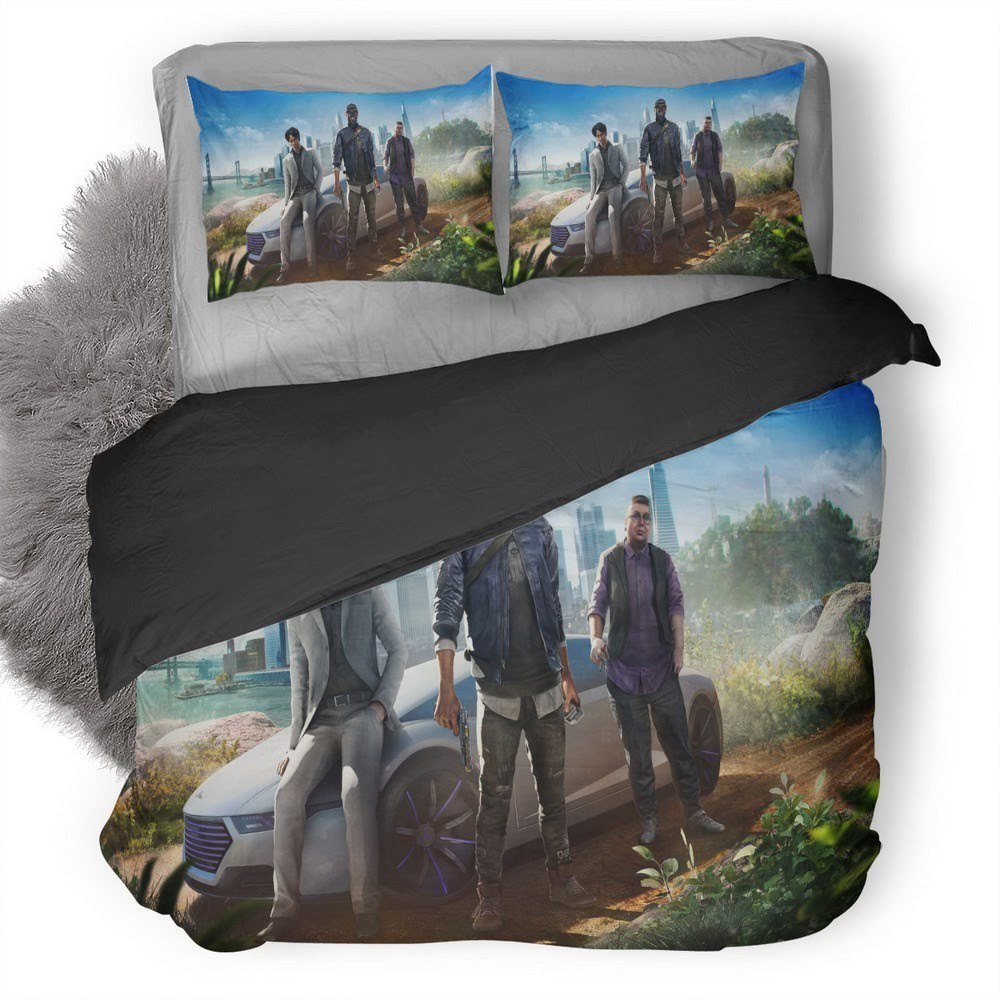 Watch Dogs Human Conditions 3D Customized Duvet Cover Bedding Set