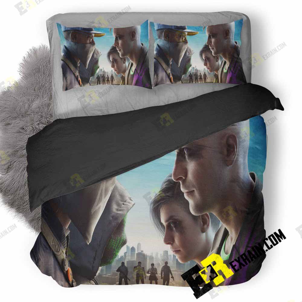 Watch Dogs No Compromise Img 3D Customized Duvet Cover Bedding Set