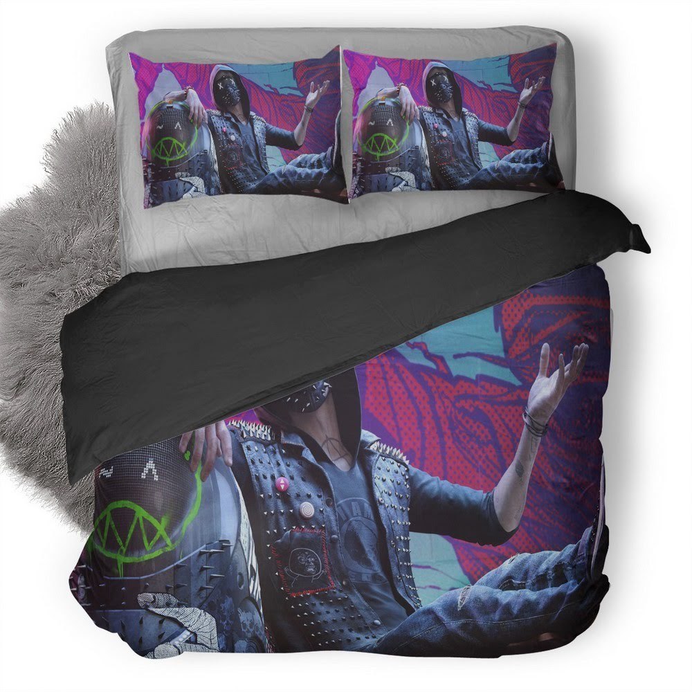 Watch Dogs Wrench 3D Customized Duvet Cover Bedding Set