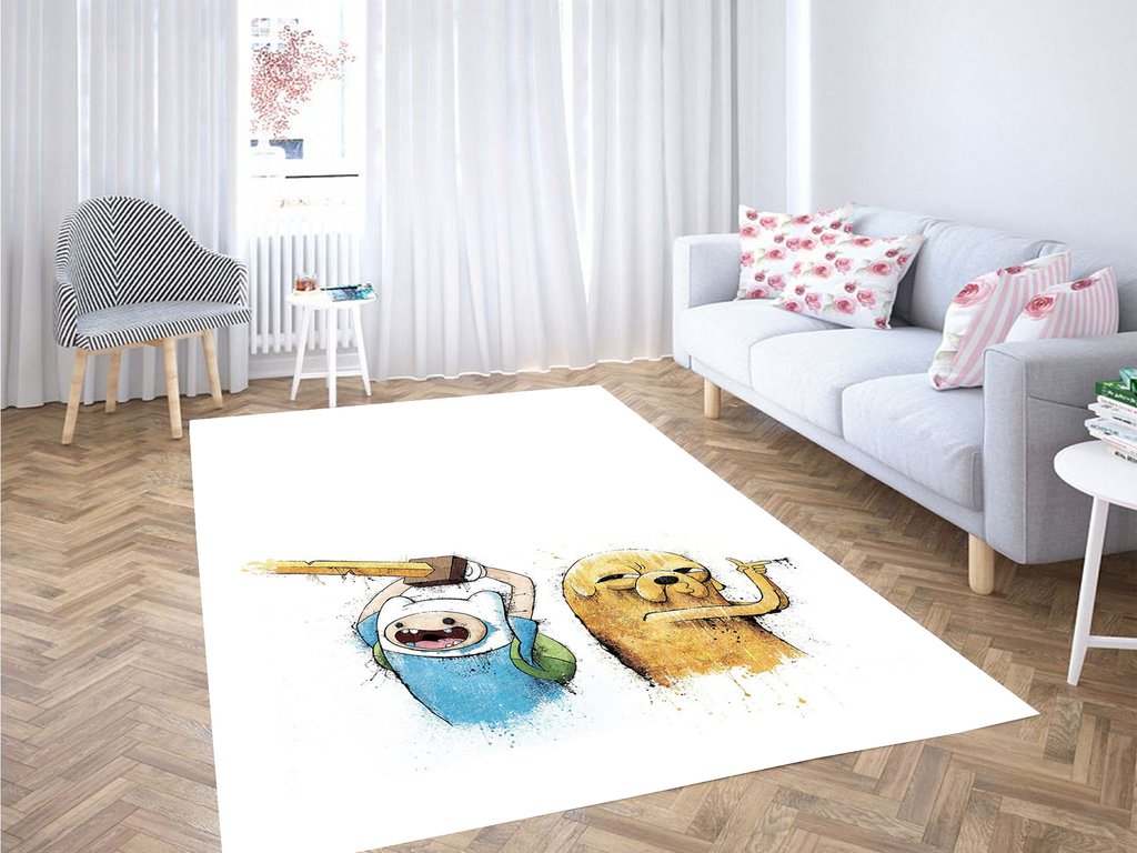 Water Color Adventure Tim Living Room Modern Carpet Rectangle Rug