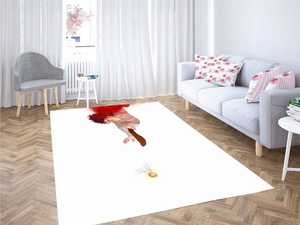 Water Color Harry Potter Living Room Modern Carpet Rectangle Rug