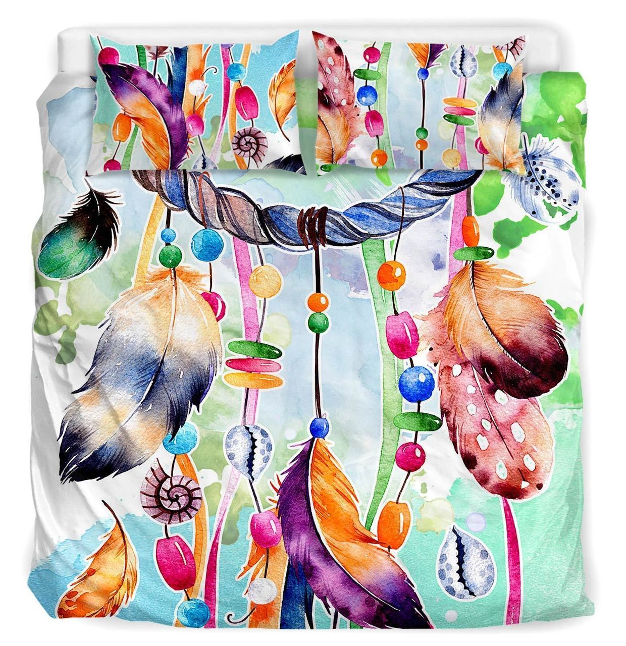 Watercolor Dreamcatcher Duvet Cover Bedding Set