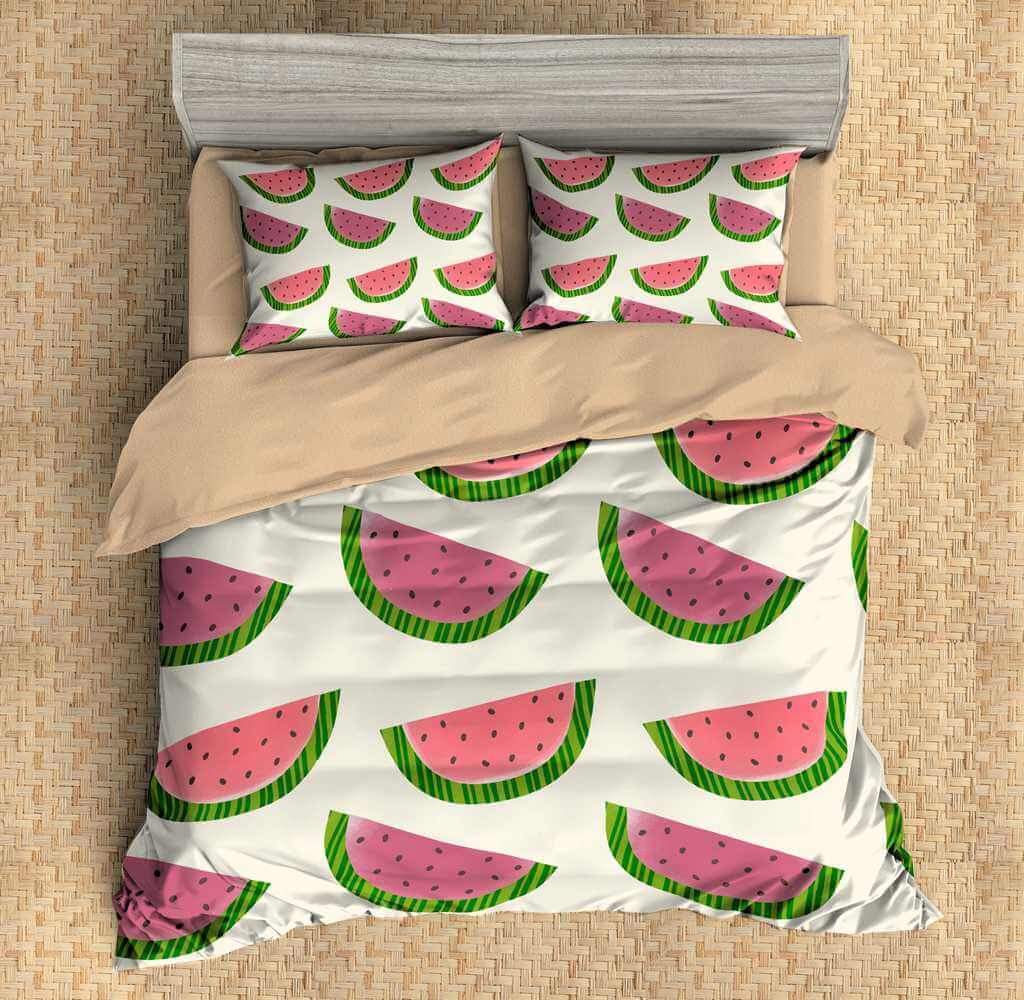 Watermelon 3D Customized Duvet Cover Bedding Set