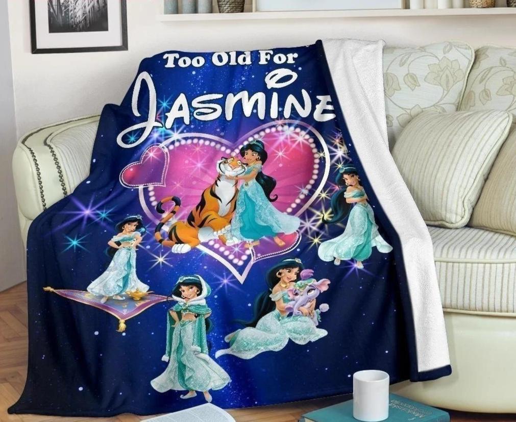 We Are Never Too Old For Jasmine Fleece Blanket