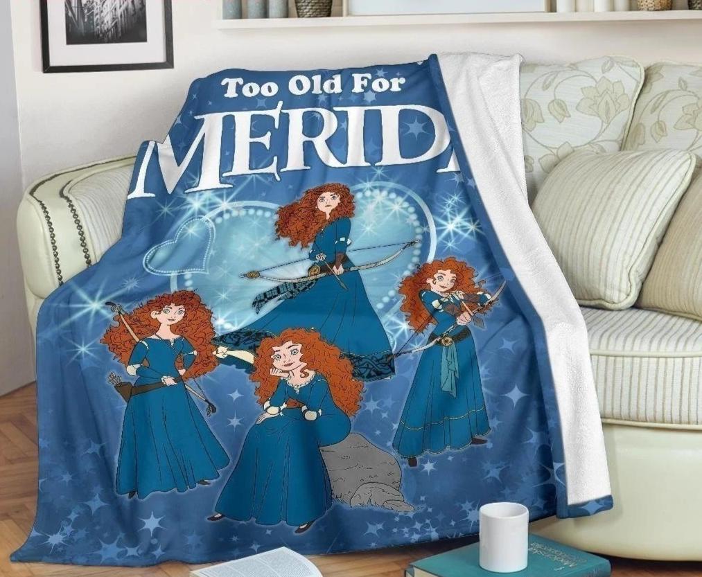 We Are Never Too Old For Merida Fleece Blanket