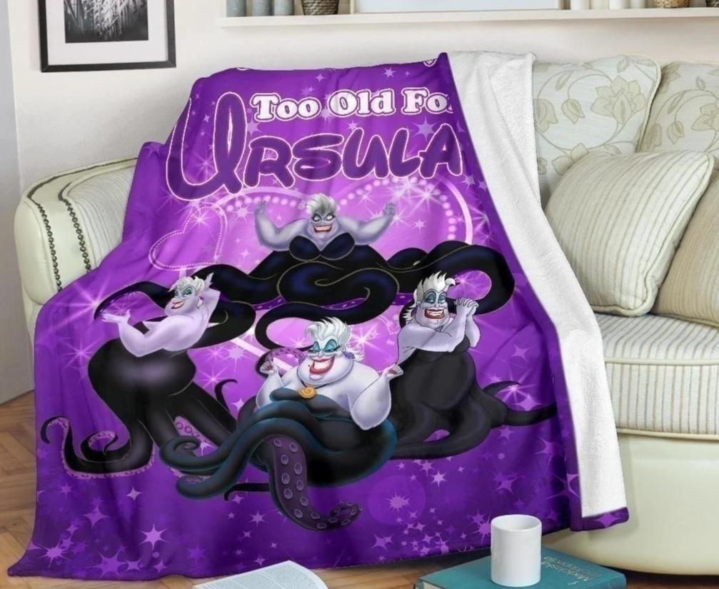 We Are Never Too Old For Ursula Fleece Blanket