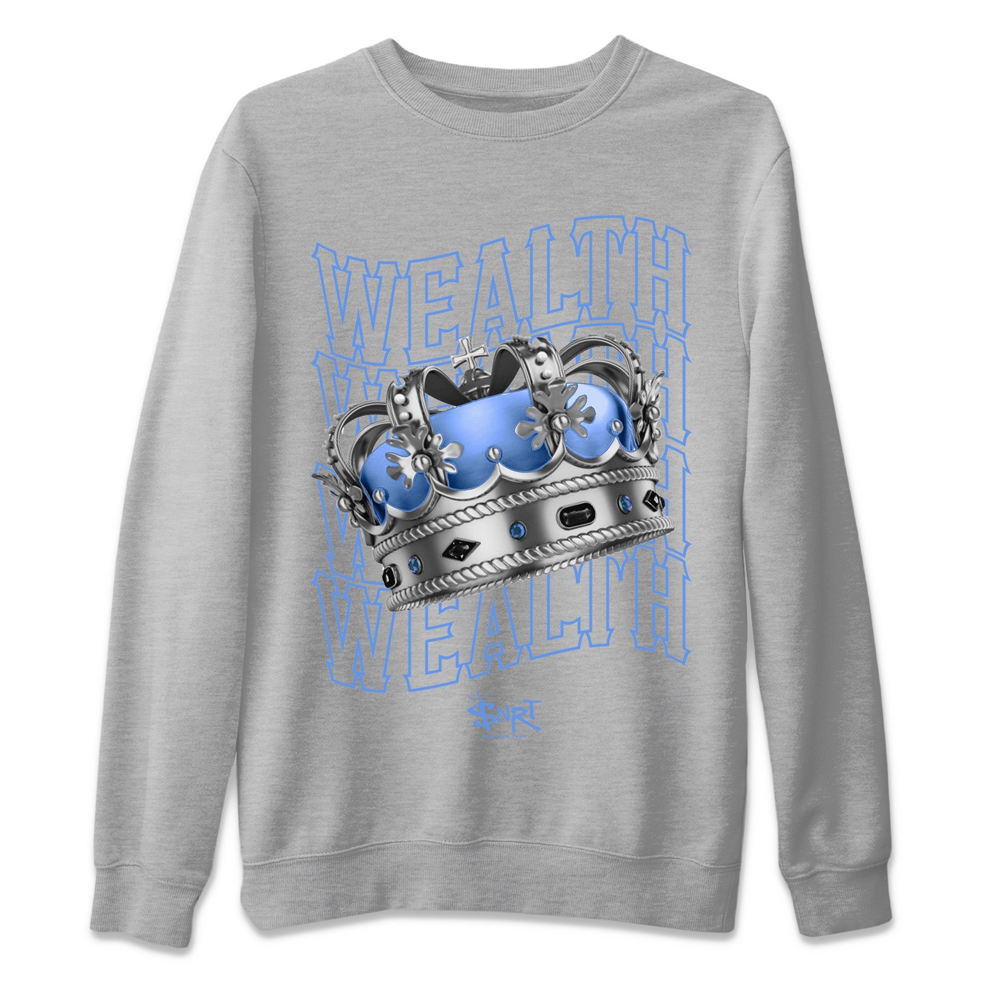 Wealth Unisex Sweater – Air Jordan 5 UNC, Sneakers Matching Sweater