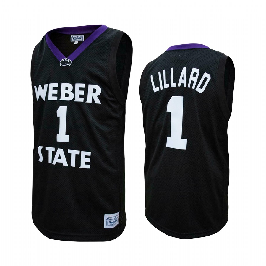 Weber State Wildcats Damian Lillard #1 College Jersey