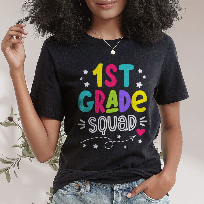 Welcome Back To School 1st Grade Squad Teacher Student Gift T-Shirt
