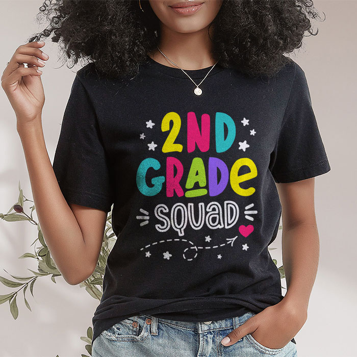 Welcome Back To School 2nd Grade Squad Teacher Student Gift T-Shirt