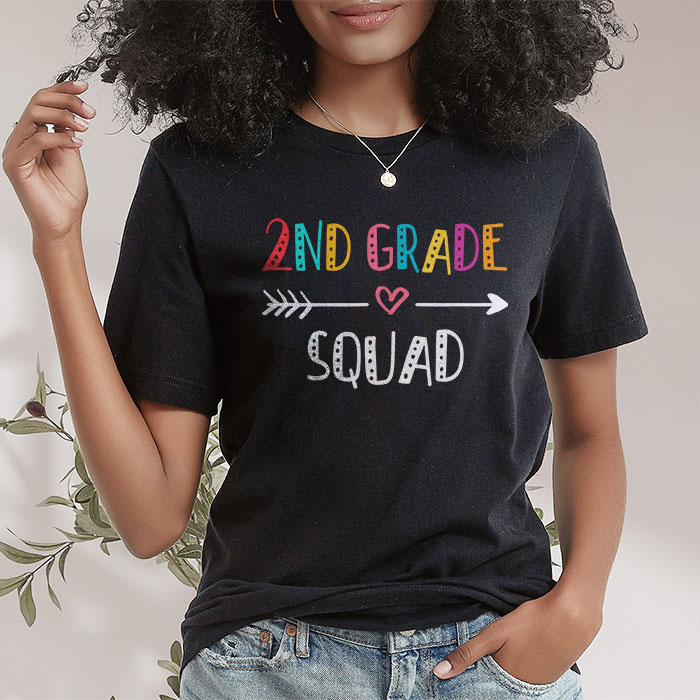 Welcome Back To School 2nd Grade Squad Teacher Student Gift T-Shirt