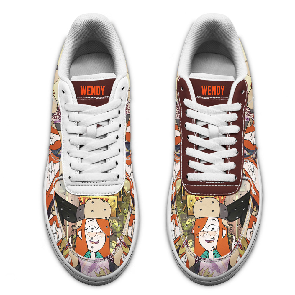 Wendy Gravity Falls Air Sneakers Custom Cartoon Shoes