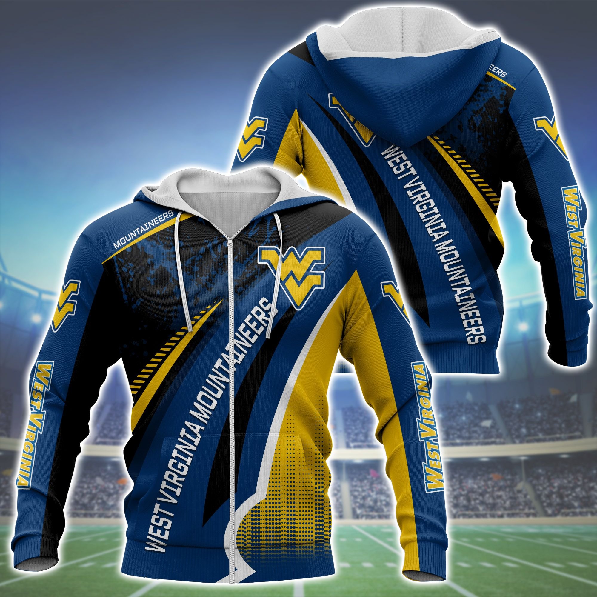 West Virginia Mountaineers NCAA2 Hoodie For This Season Gift For Sport Lovers