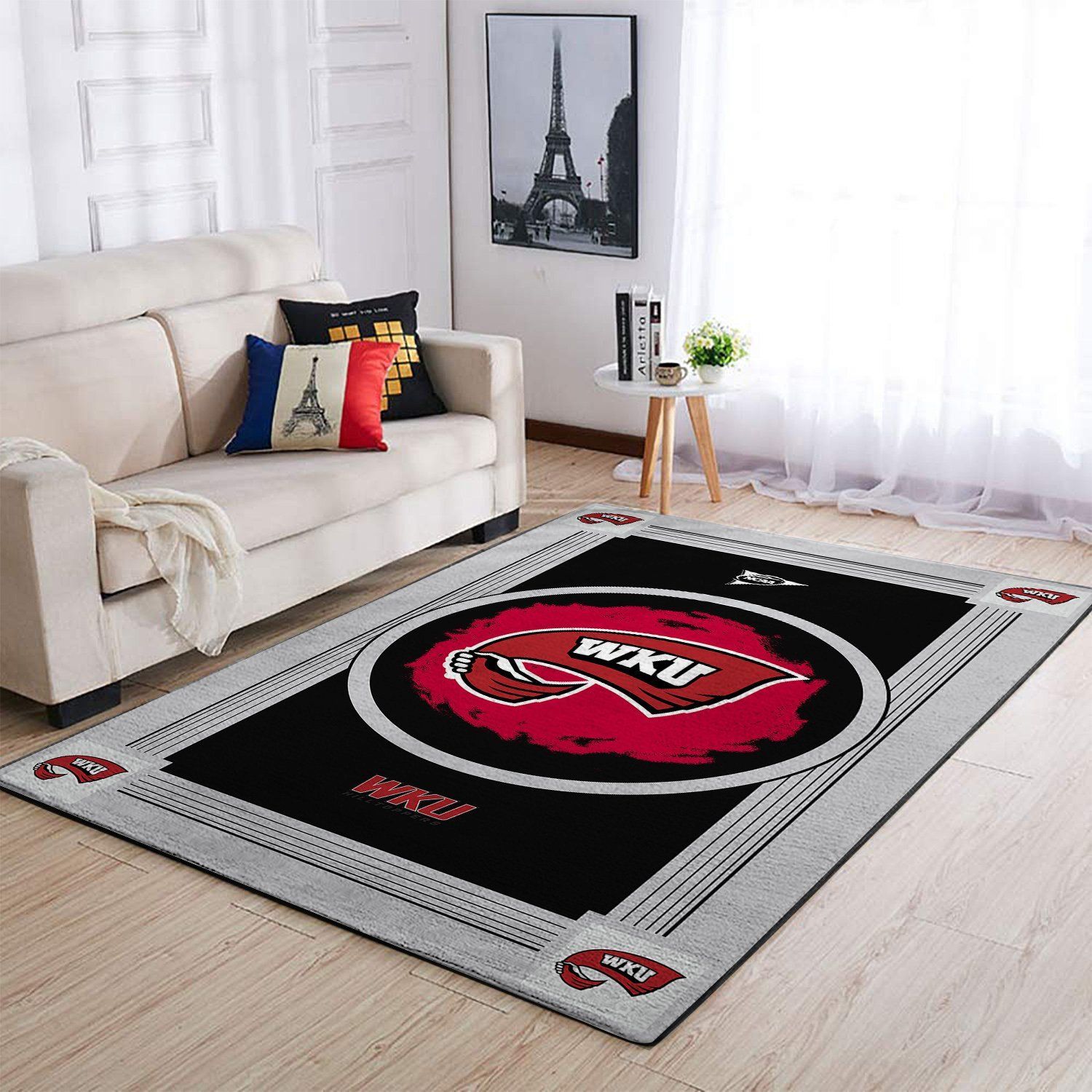 Western Kentucky Hilltoppers Living Room Area Rectangle Rug