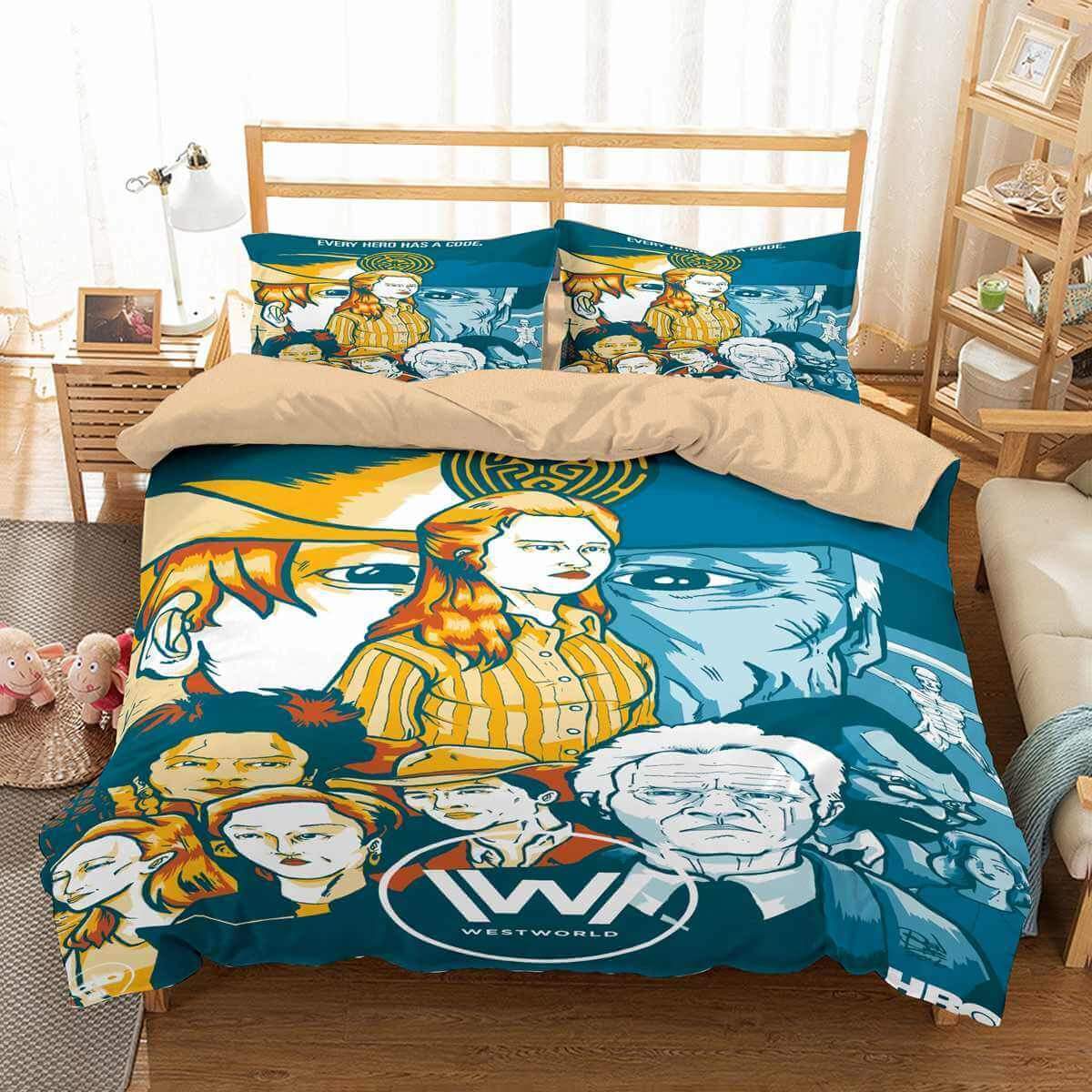 Westworld 3D Customized Duvet Cover Bedding Set