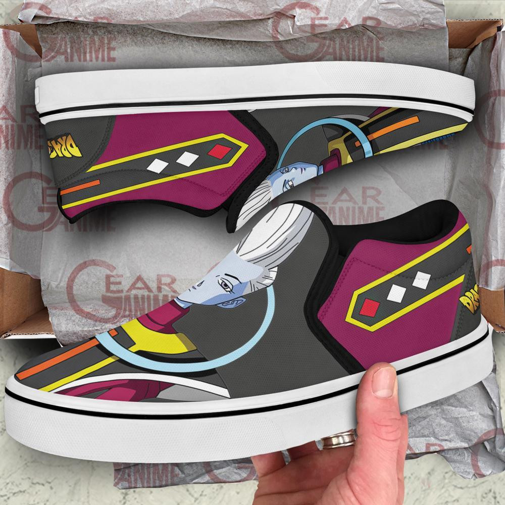 Whis Slip-On Shoes Canvas Dragon Ball Custom Anime Shoes
