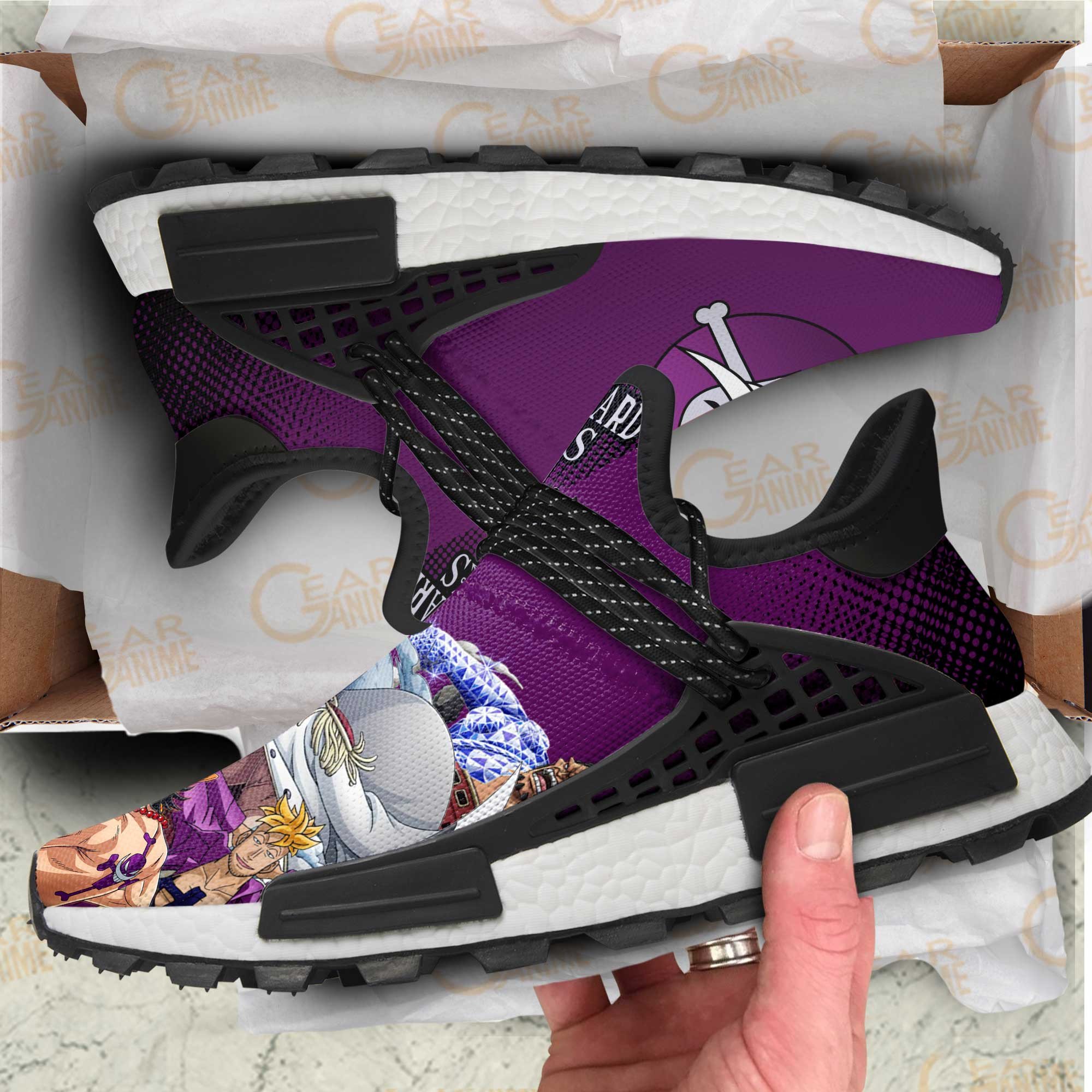 Whitebeard Pirates Shoes One Piece Anime Shoes, NMD Shoes