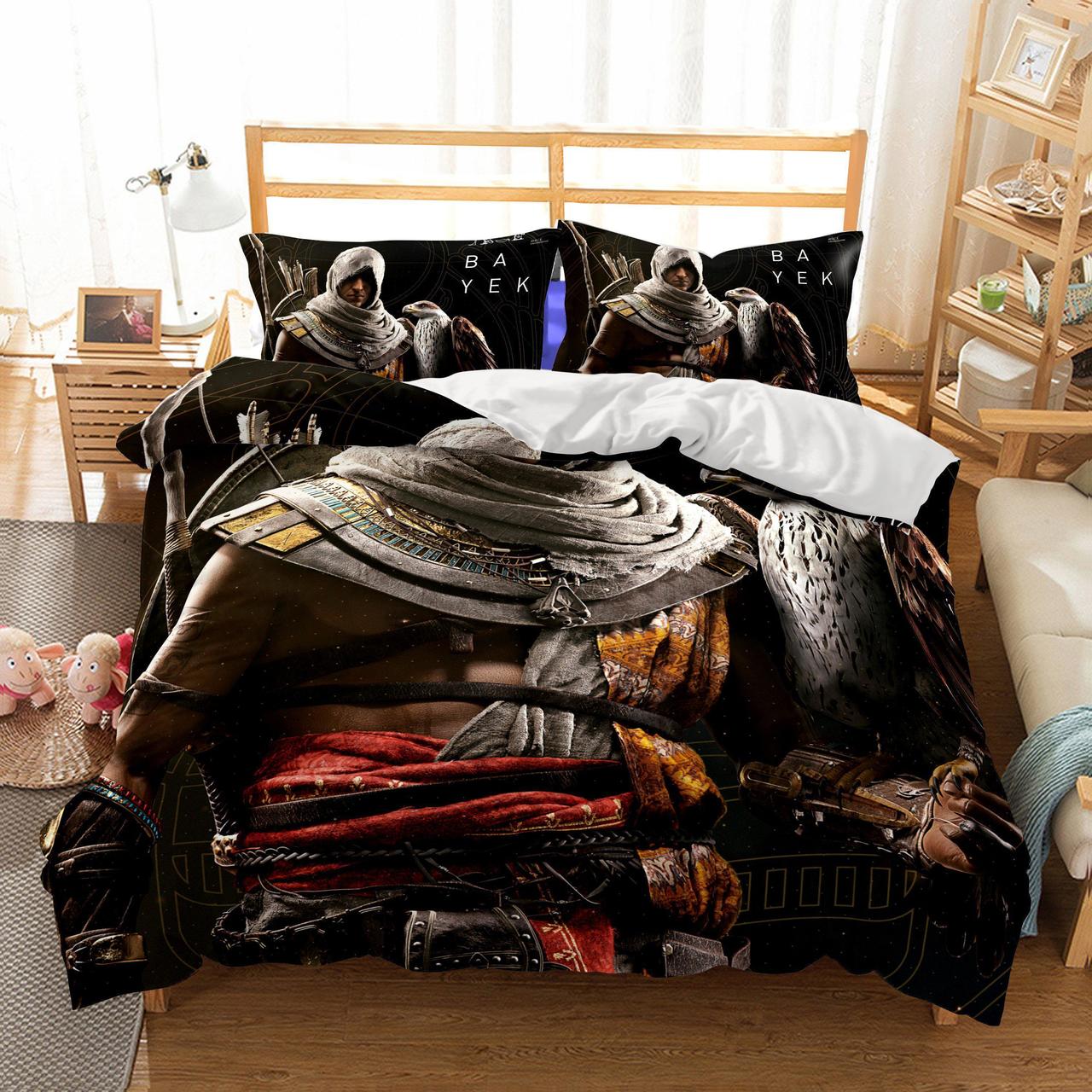 Wholesale 3D Game Assassin’S Creed Cool Bayek Printed Duvet Cover Bedding Set