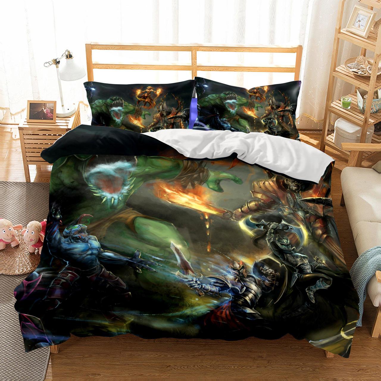 Wholesale 3D Game Dota2 Printed Duvet Cover Bedding Set