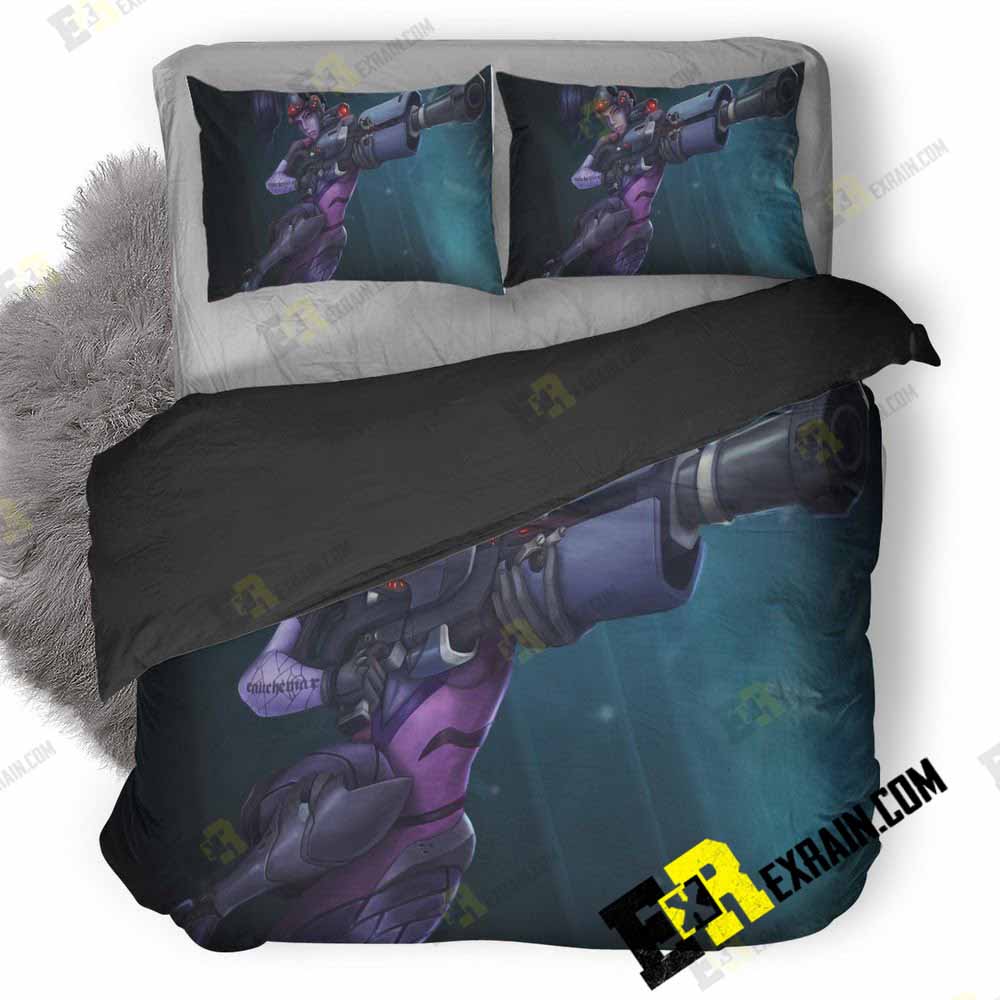 Widowmaker Overwatch Fanart J1 3D Customized Duvet Cover Bedding Set