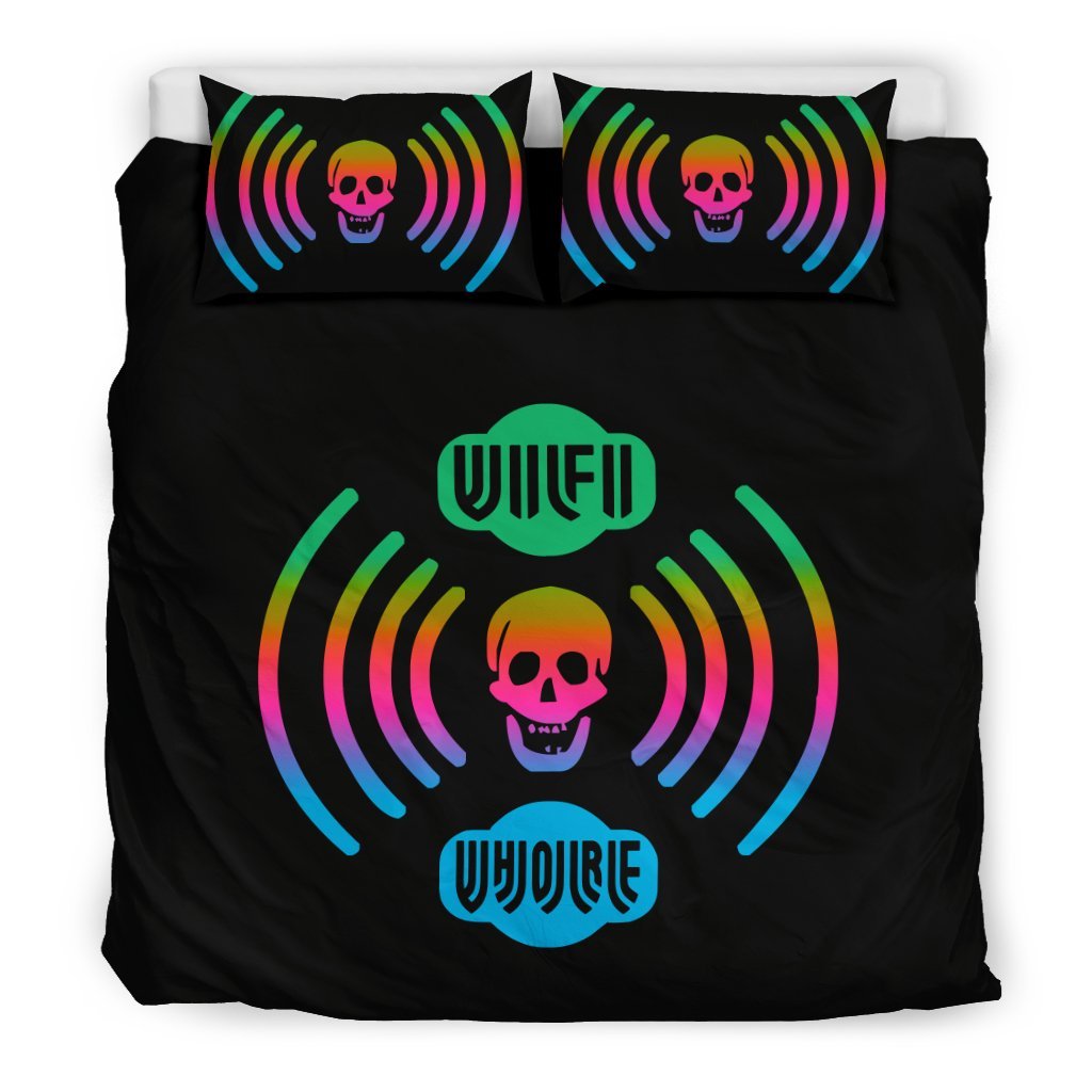 Wifi W H O R E And Pillow Covers 3D Customized Duvet Cover Bedding Set