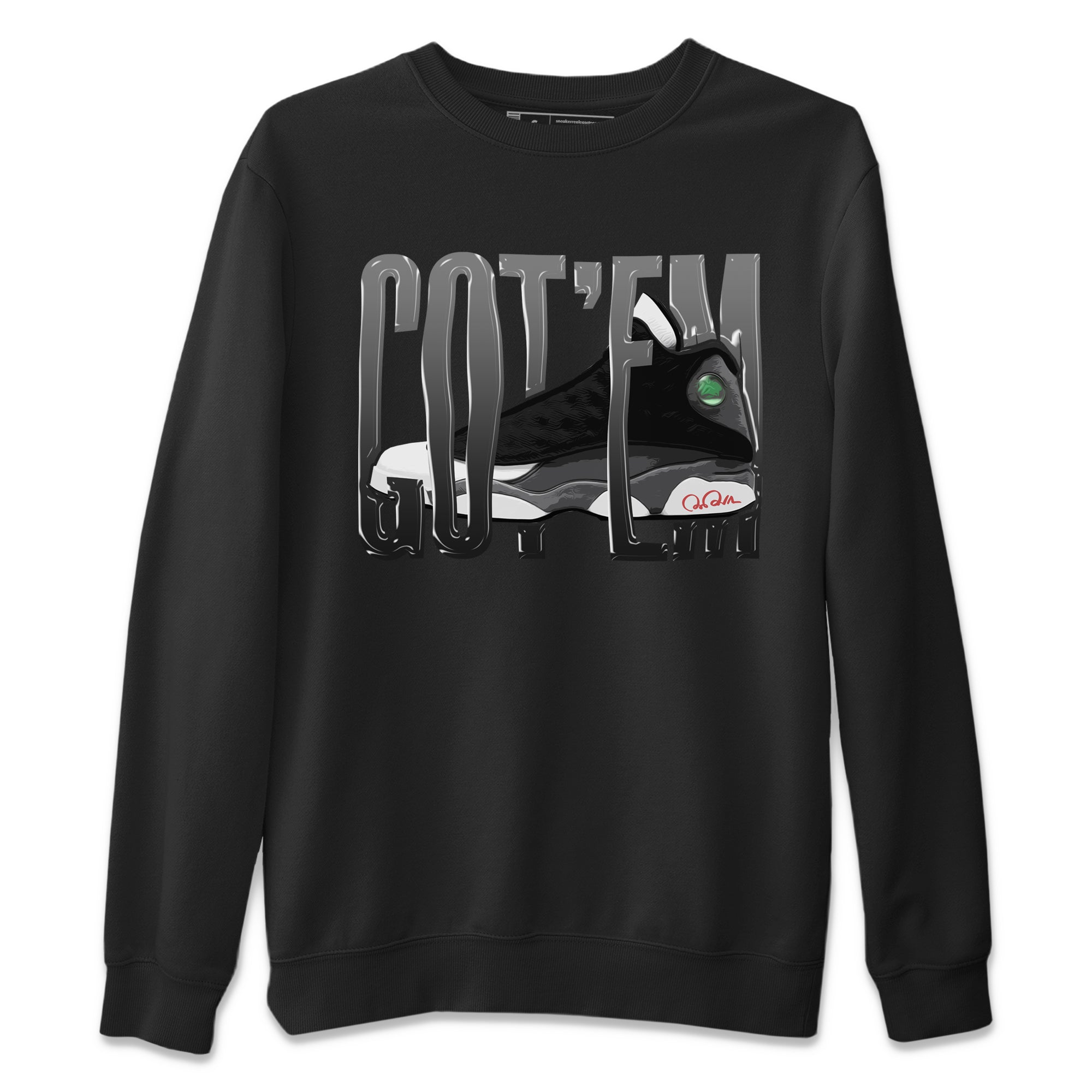 Wiggling Gotem Unisex Sweater – Air Jordan 13 Black Flint, Sneakers Matching Sweater