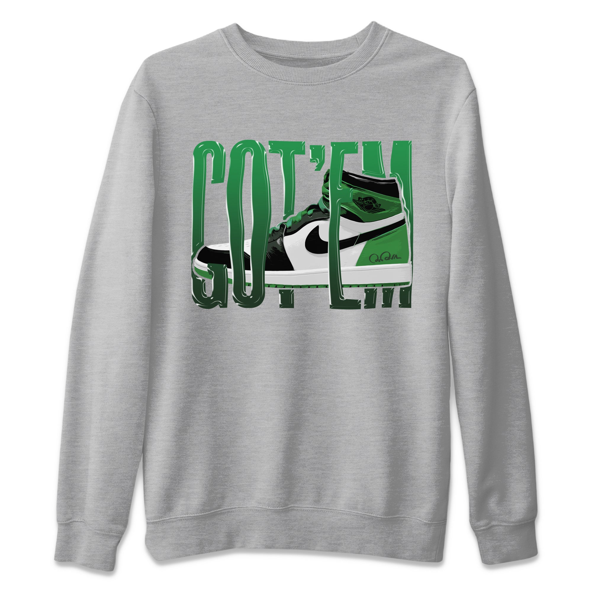 Wiggling Gotem Unisex Sweater – Air Jordan 1 Celtics, Sneakers Matching Sweater