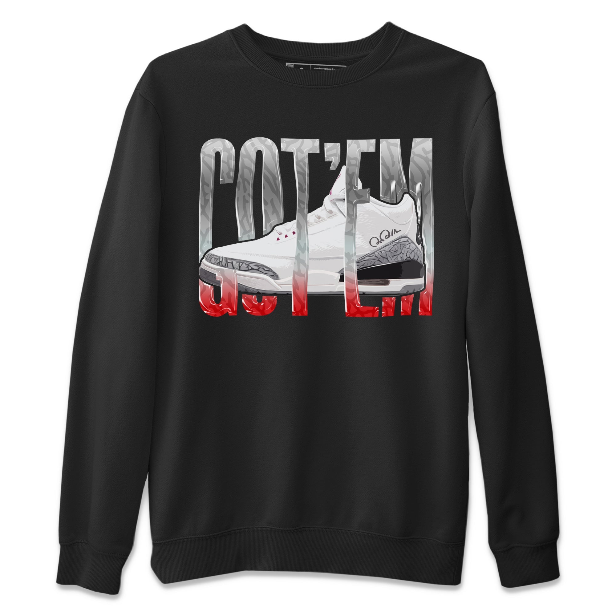 Wiggling Gotem Unisex Sweater – Air Jordan 3 White Cement, Sneakers Matching Sweater