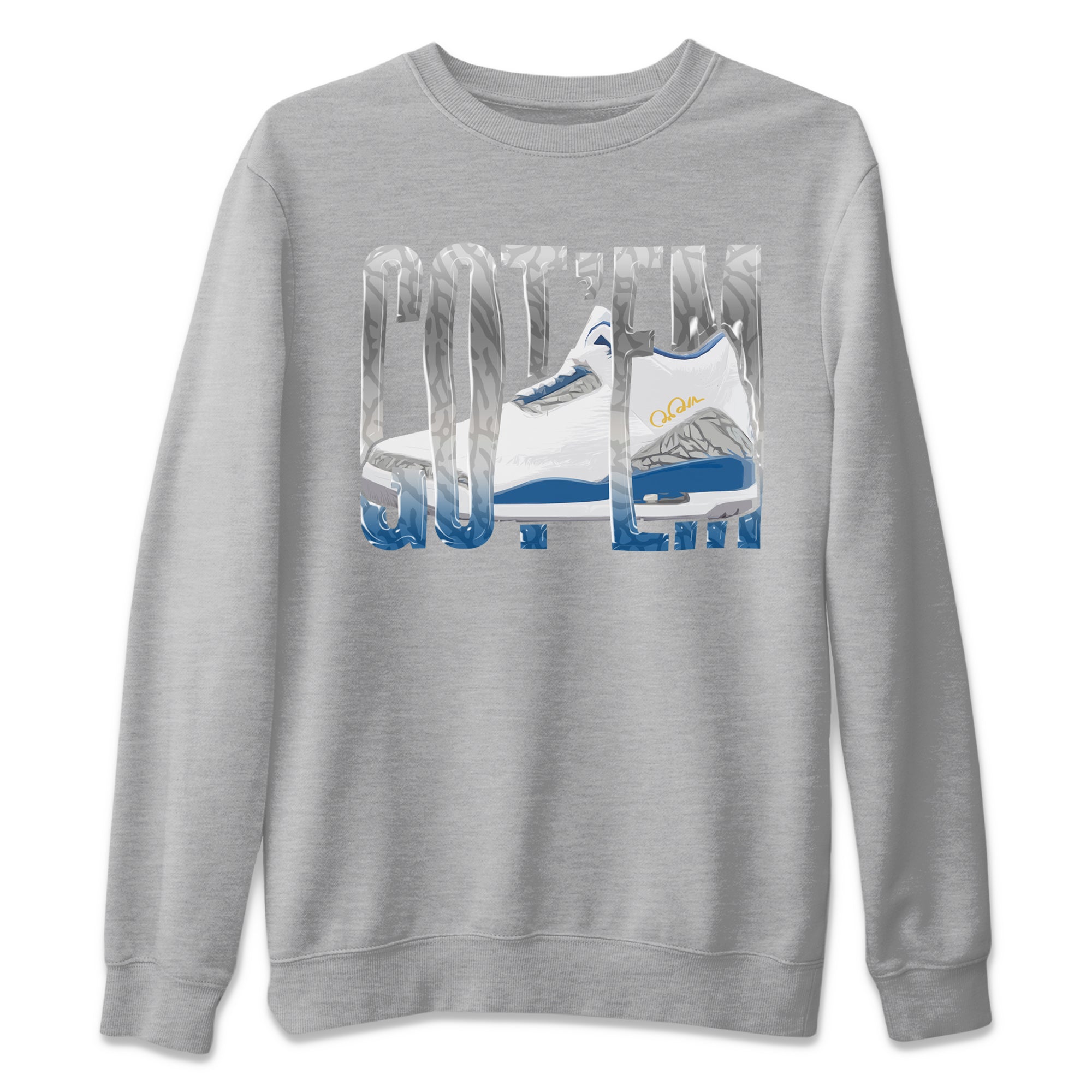 Wiggling Gotem Unisex Sweater – Air Jordan 3 Wizards, Sneakers Matching Sweater