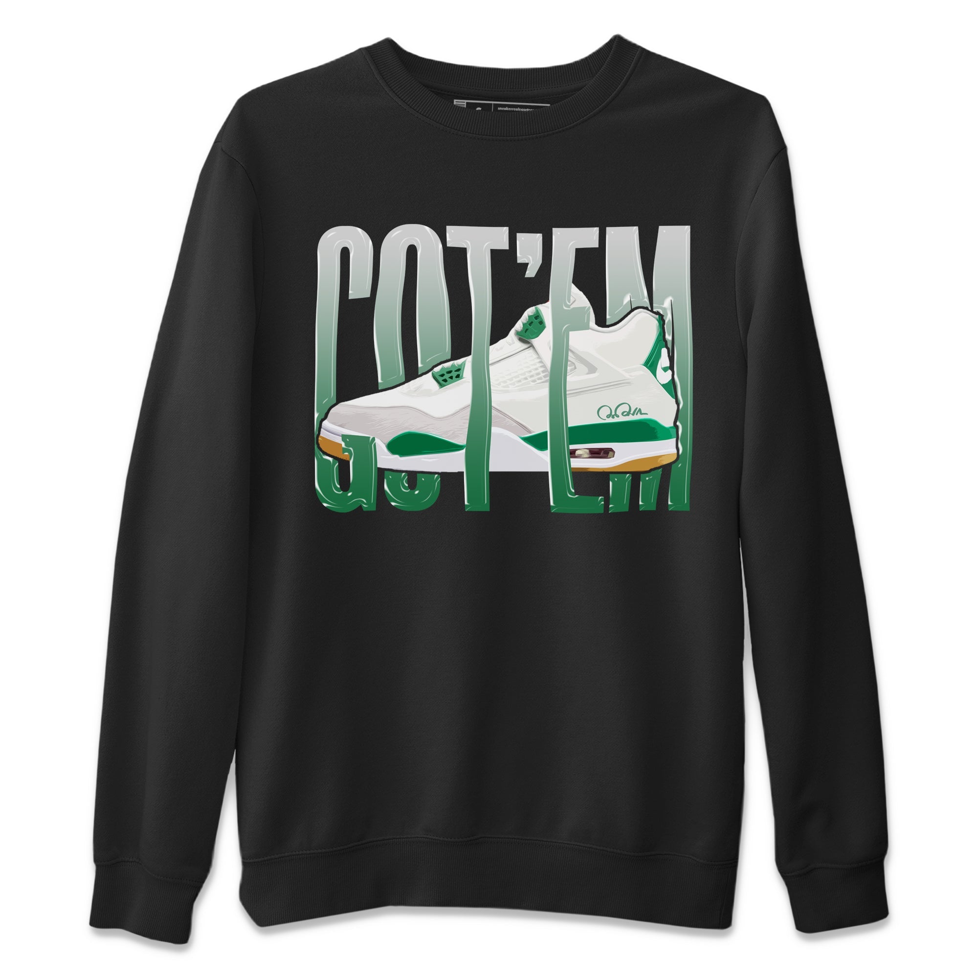 Wiggling Gotem Unisex Sweater – Air Jordan 4 Pine Green, Sneakers Matching Sweater