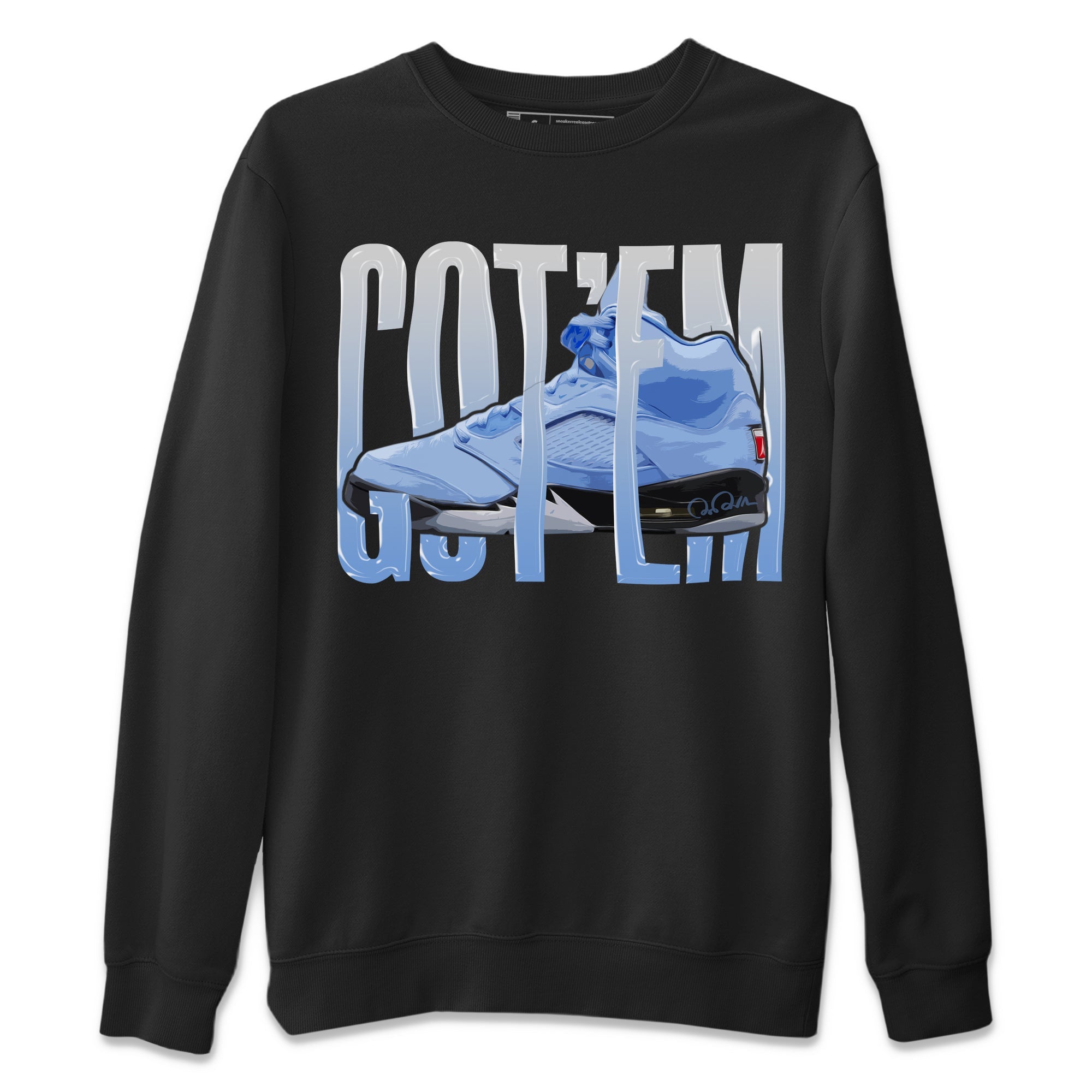 Wiggling Gotem Unisex Sweater – Air Jordan 5 UNC, Sneakers Matching Sweater