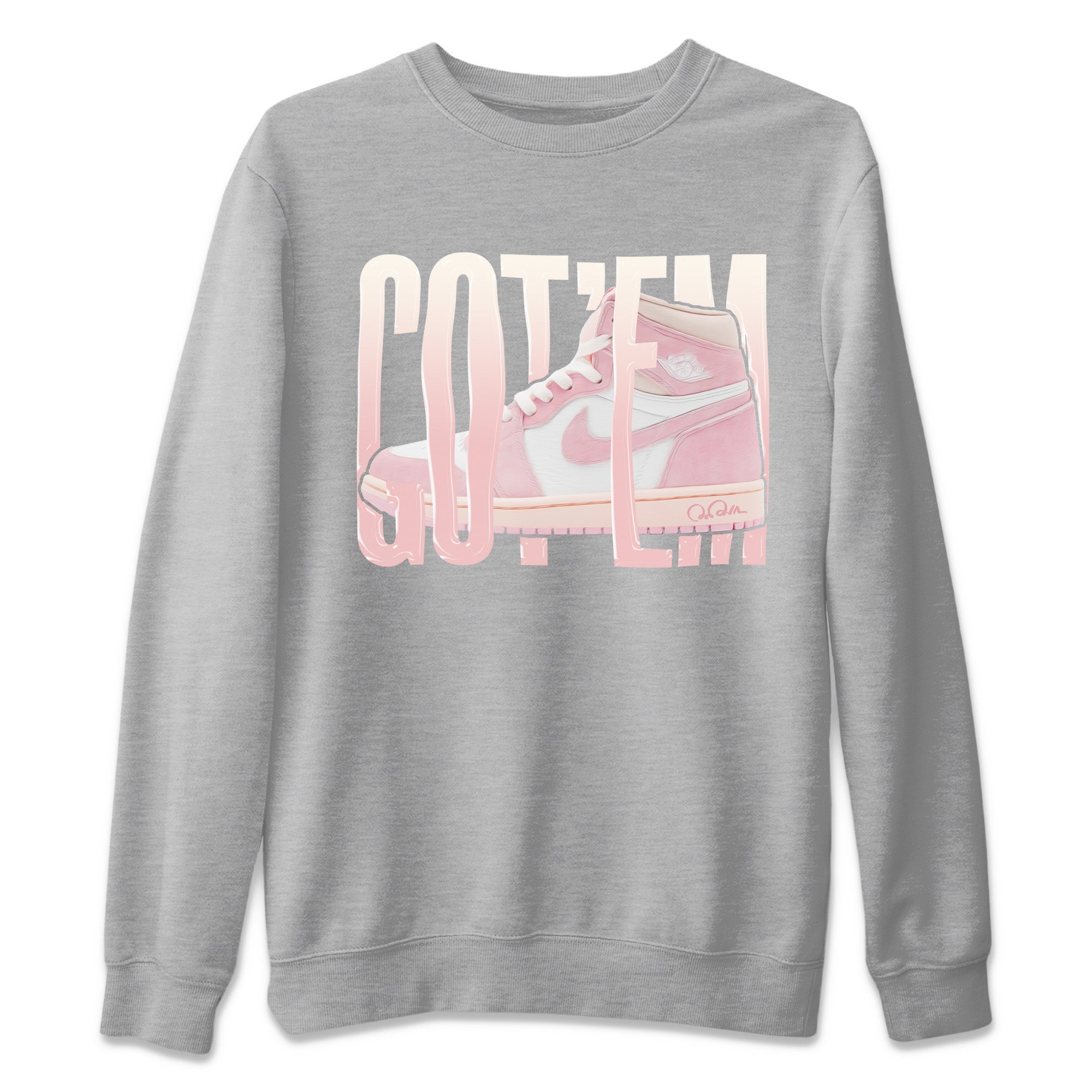 Wiggling Gottem Unisex Sweater – Air Jordan 1 Washed Pink, Sneakers Matching Sweater