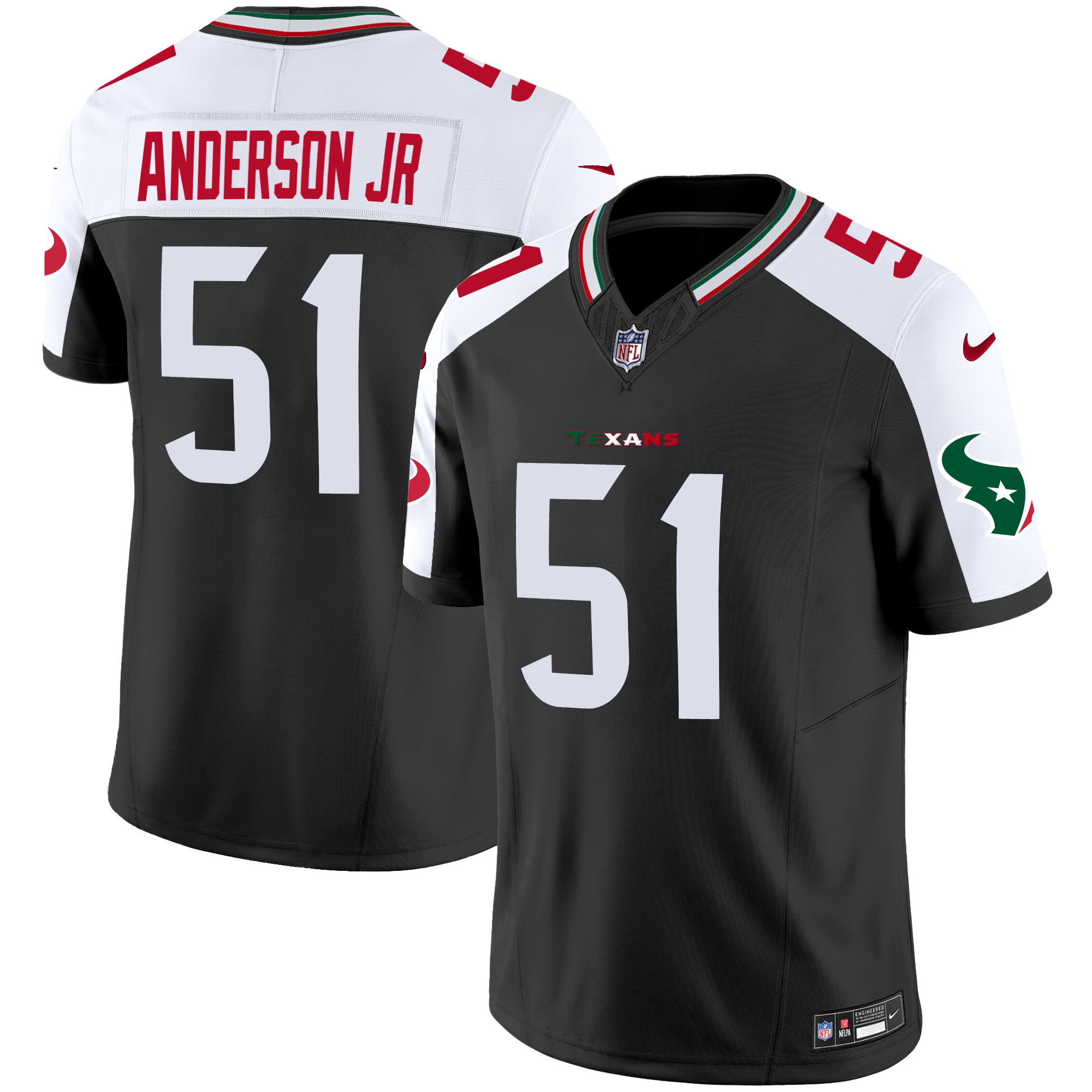 Will Anderson Jr. Men's Houston Texans Mexico Vapor Limited Alternate Jersey - All Stitched 