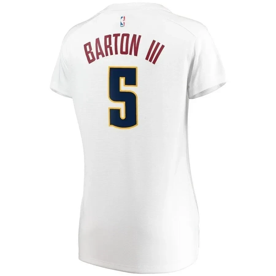 Will Barton Denver Nuggets Women’s Fast Break Player Jersey – Association Edition – White
