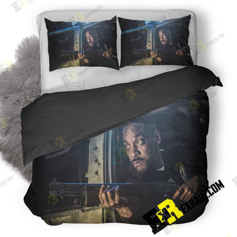 Will Smith Bright Movie Fi 3D Customized Duvet Cover Bedding Set