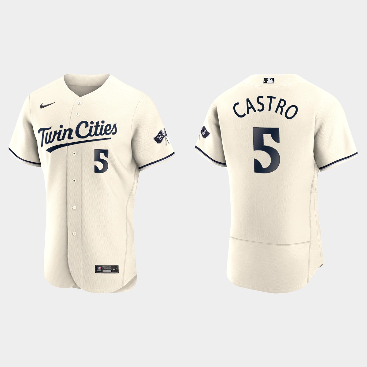 Willi Castro Minnesota Twins Jersey - Cream