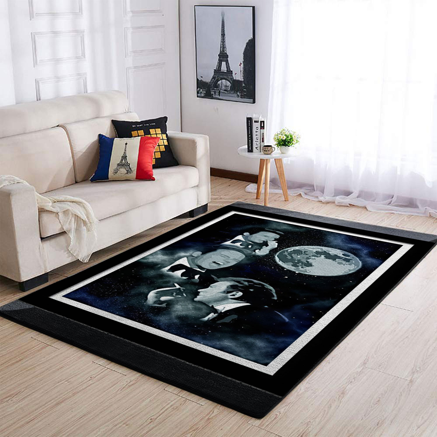 William Shatner Three Wolf Moon Rectangle Rug