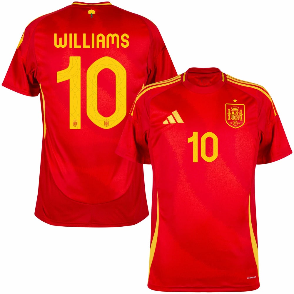 Williams Men's Spain 2024 Stadium Home Soccer Jersey