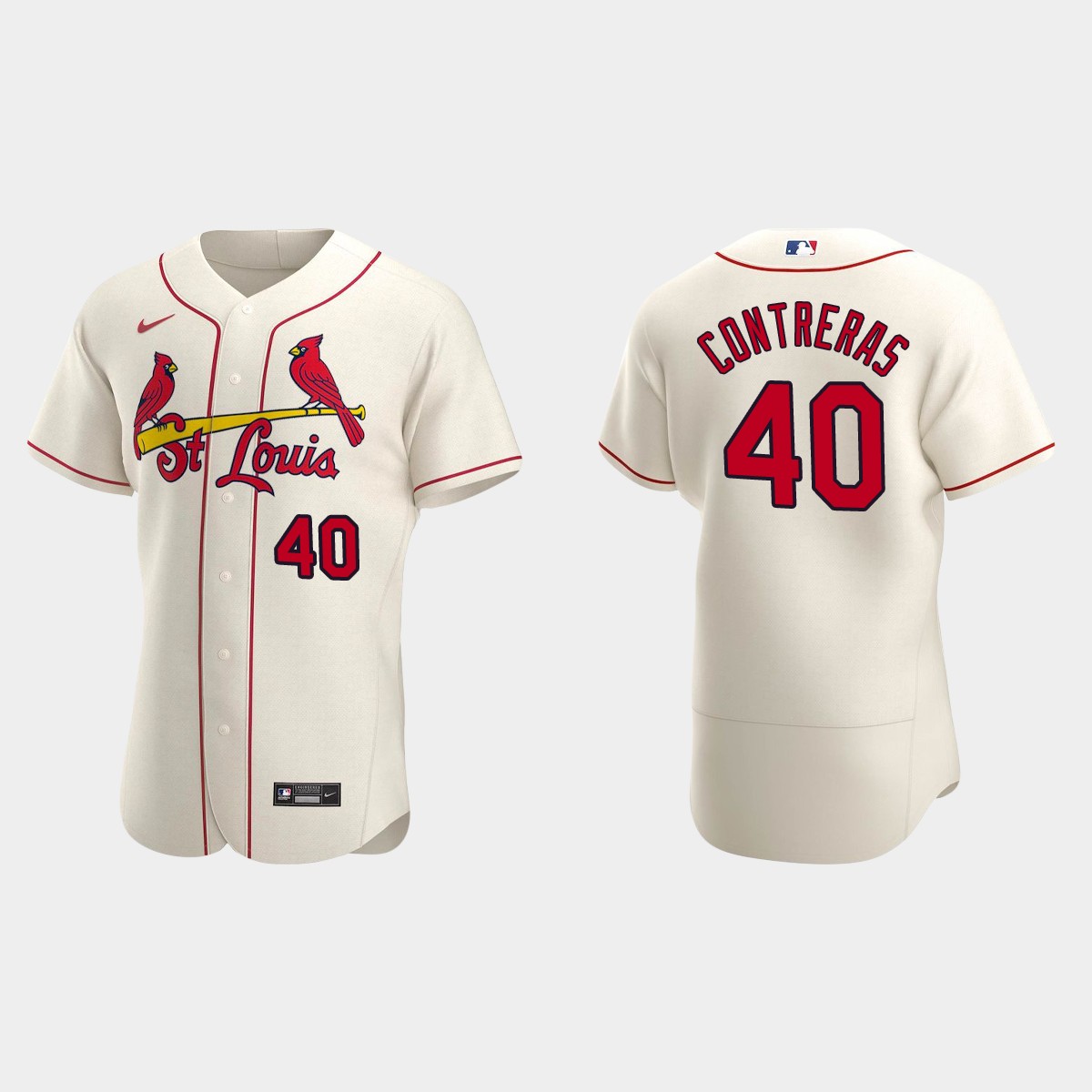 Willson Contreras St. Louis Cardinals Alternate Jersey - Cream