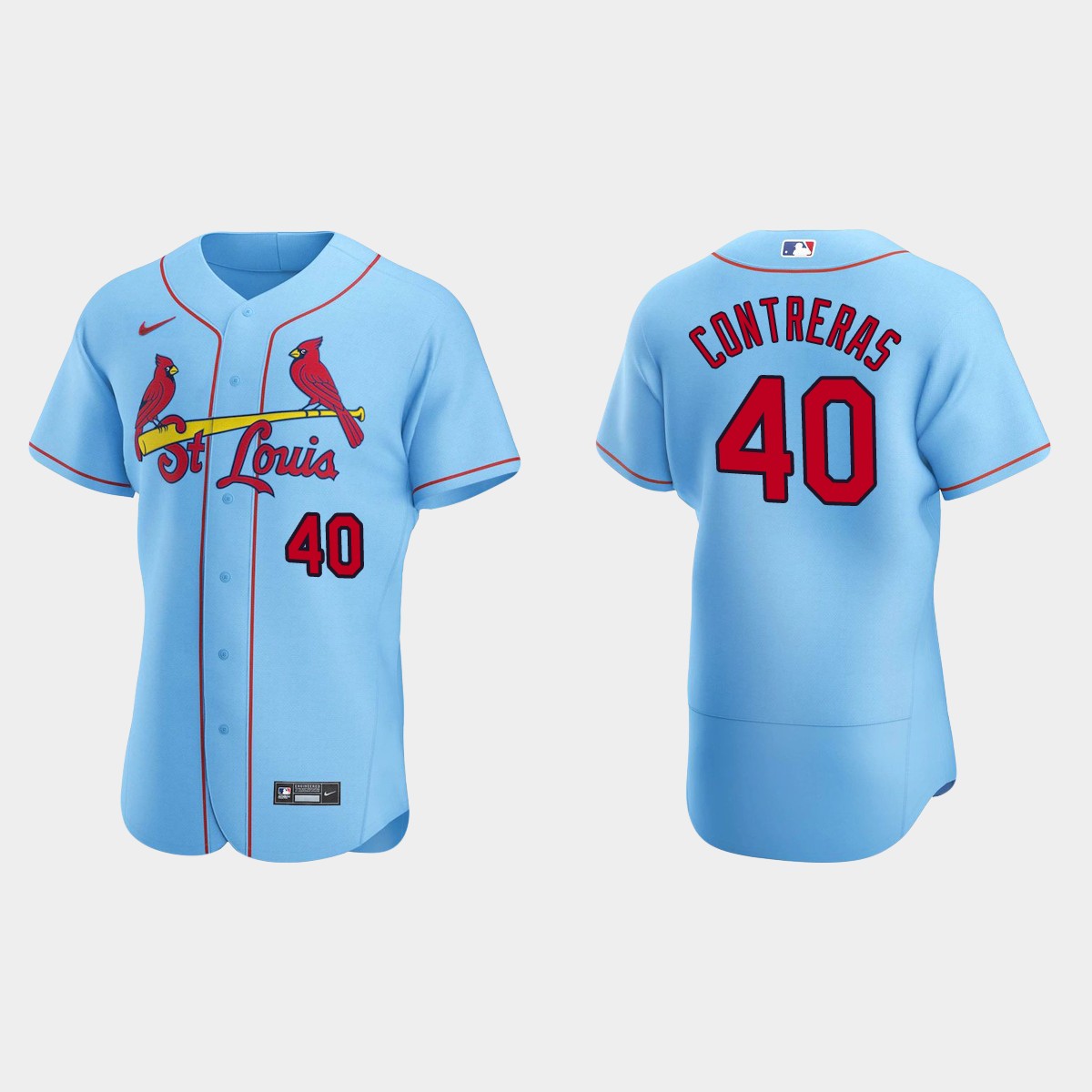 Willson Contreras St. Louis Cardinals Alternate Jersey - Light Blue