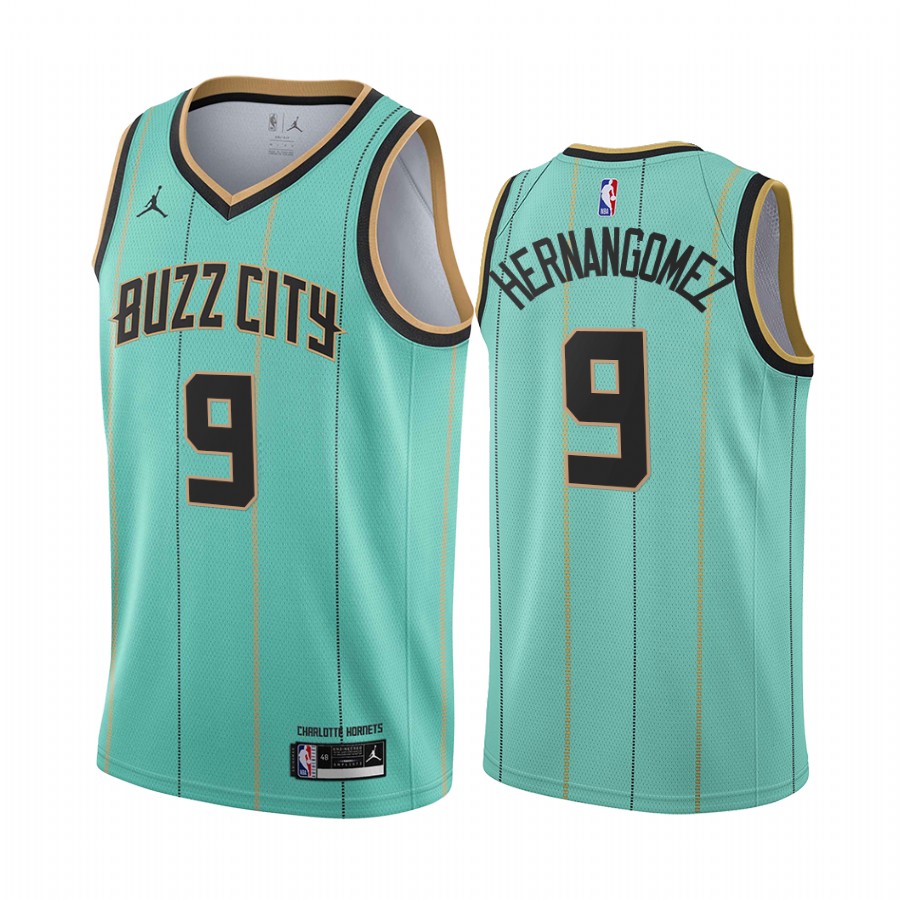 Willy Hernangomez Charlotte Hornets 2020-21 Mint Green Buzz City Jersey