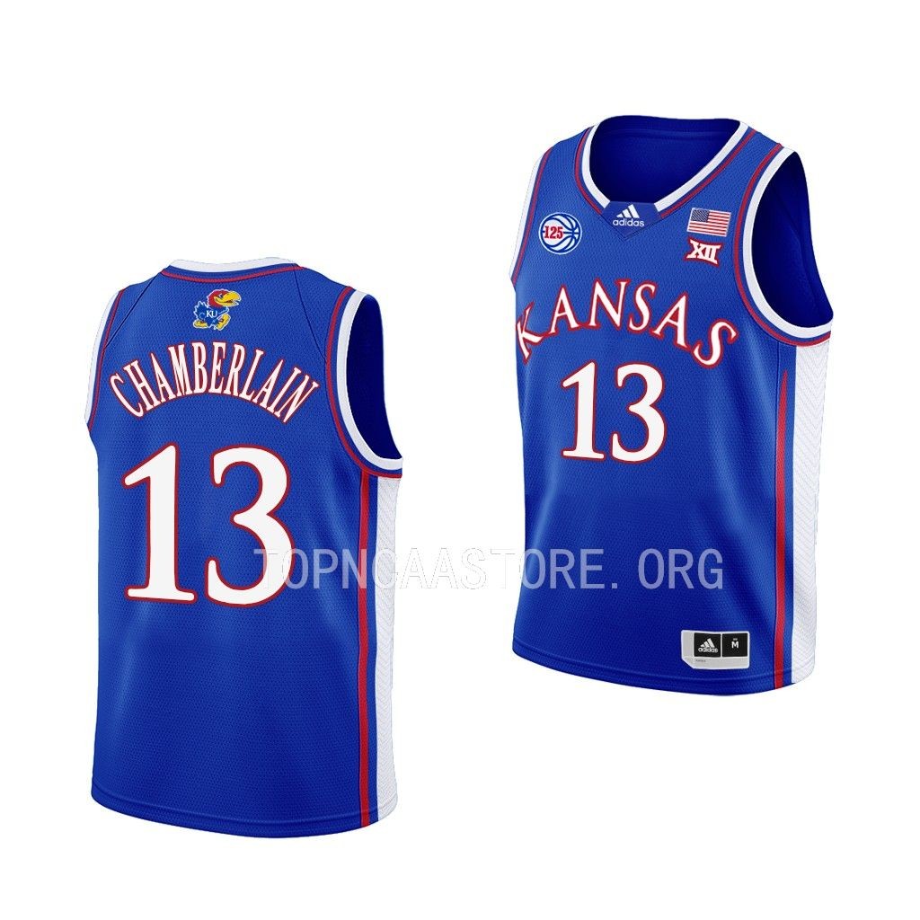 Wilt Chamberlain Kansas Jayhawks Royal Swingman Youth Jersey