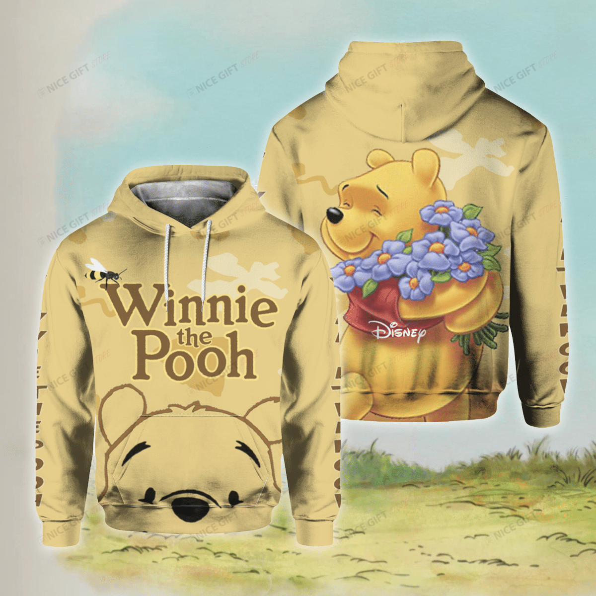 Winnie The Pooh 3D Hoodie Gift For Fans